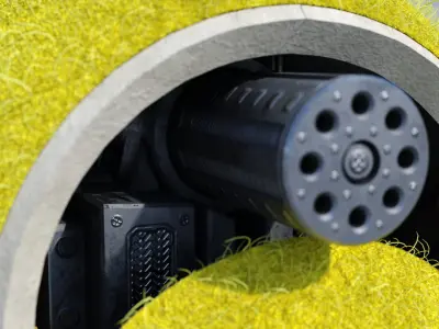 Tennis Ball Mech PBR 3D model