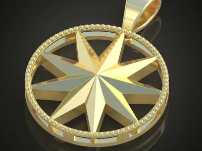 Pendant model 3D 0205 printable model Free 3D print model