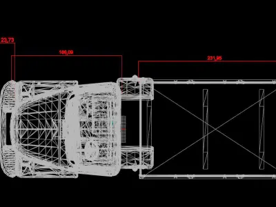 Zil 131 truck  Printable Body Car Low Poly 3D print 3D print model