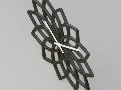  Geometric clock  3D model