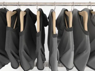 Clothing Rack 3D model