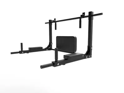 WM Pull Up Bar01 B Low-poly 3D model