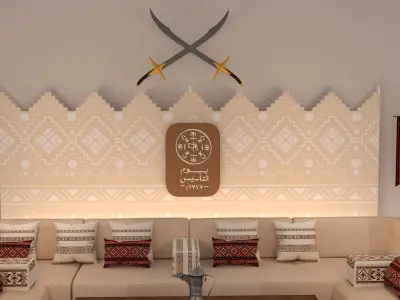 Arabian Seating 3D model