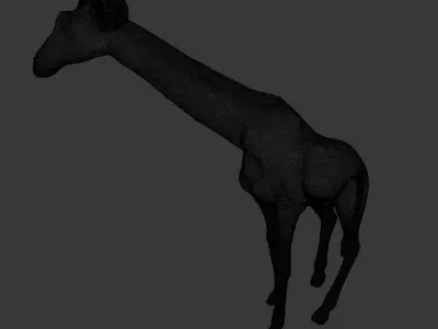Giraffe 3D Model  Low-poly 3D model