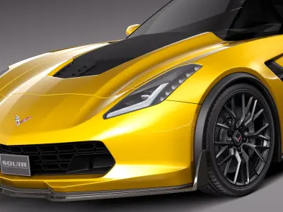 Corvette C7 Z06 2014 c 3D model