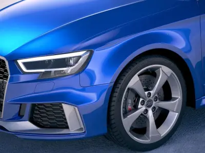 Audi RS3 Sportback 2018 3D model