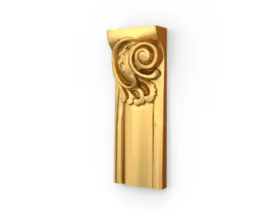 Classic decor ornament carved 32  3D model