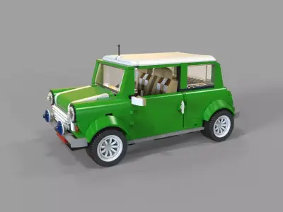Lego car 3D model