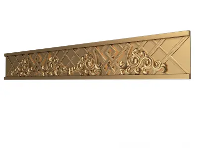 Ornament Element Molding 030 Low-poly 3D model