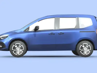 Mercedes Benz EQT Low-poly 3D model