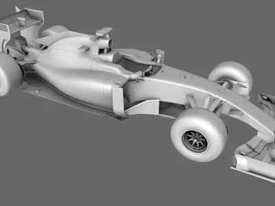 F1 Williams Mercedes FW37 Season 2015 3D model