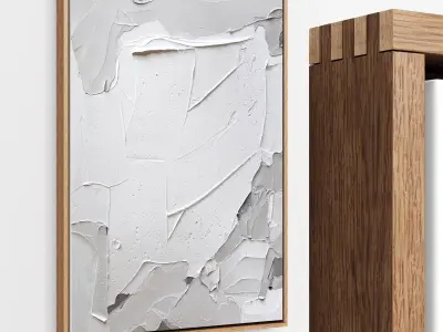 Plaster Two Frame 13 Low-poly 3D model