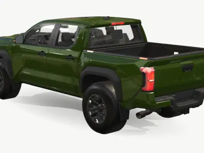  Toyota Tacoma 2024 Low-poly 3D model