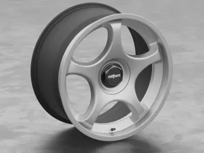 Rotiform NFN Wheel 3D Model 3D model
