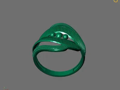 Women Plain Ring Ready STL Models Womens Ring 3d models 3D print model 45