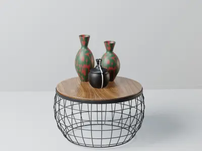 Coffee Table model 5 Low-poly 3D model