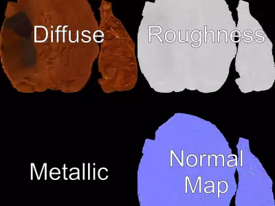 Red Rock Formation model pack Low-poly 3D model