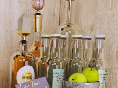 Decorative set Gourmet alcohol 3D model