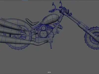  motorcycle locomotive   automobile Harley motorcycle Harley 3D print model