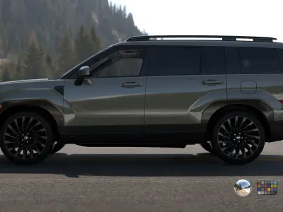 Santa fe 2025 -highres-Vray-Redshift-Unreal- Lightrigs included 3D model