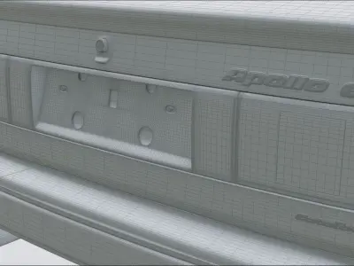 Volkswagen Apollo GLS 1990 - OBJ file only 3D model