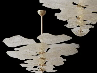 Lustre Lilypad Ambre light 3D model