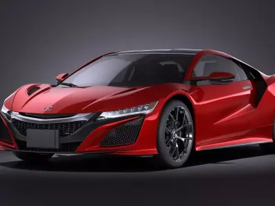 Acura NSX 2016 VRAY 3D model