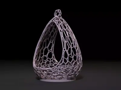 Bird feeder 3D print model