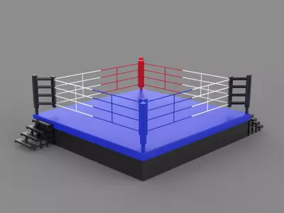 boxing ring  3D model