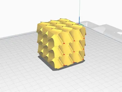 Art square decoration Free 3D print model