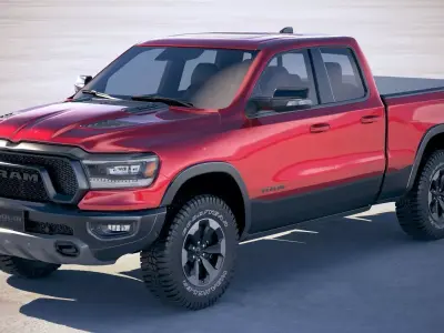 Dodge RAM 1500 Rebel 2019 3D model