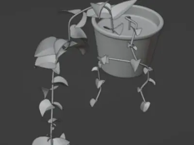 vine plant  Free 3D model