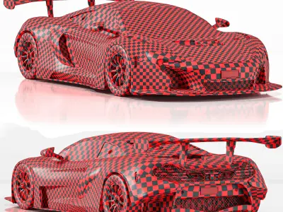 McLaren 650s car 3D model