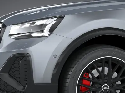 Audi Q2 S-Line 2021 3D model