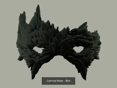Carnival Masks 3D Model Collection