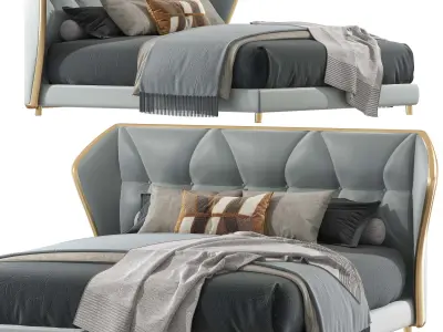 Excellent Platform Bed 3D model