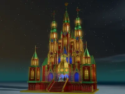 Christmas crib 3D model