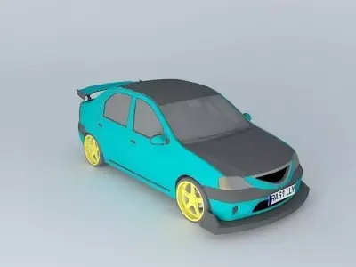 Dacia Logan Targa Racer Free 3D model