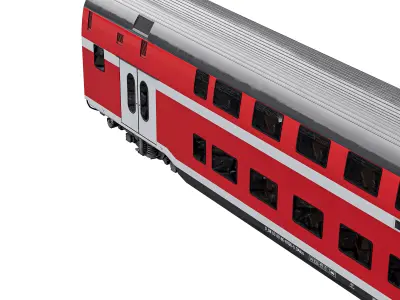 Doppelstock Sitzwagen DBz 750  3D model