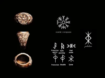 Nordic Ring 3D print model