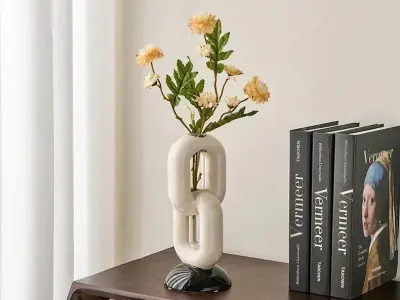 Modern Chain Flower Vase  3D print model