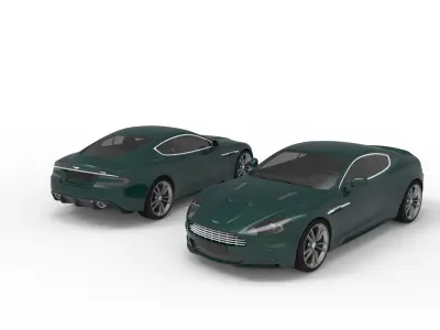 Aston Martin Car 3D Model 3D model