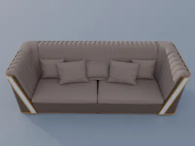Royal Comfort Haven Sofa 3D model