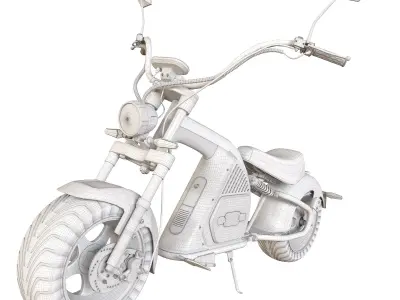 Electric Bike 3D model