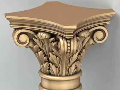 Column Capital 008 3D model