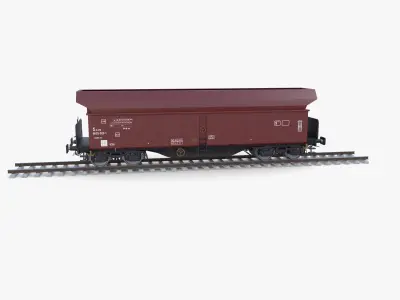 CFR Fals Self Discharger Rail Car v2 3D model