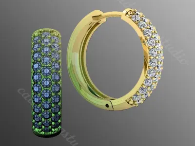 Earrings od28 3D print model