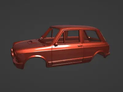 Autobianchi A112 2 versions 3D print model