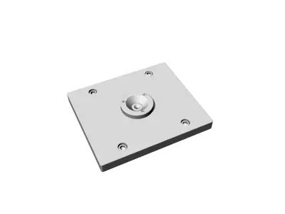 Injection Mold Box Plastic 3D model