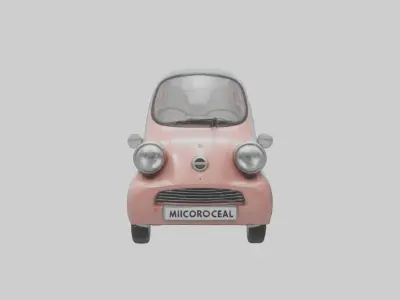 Microcar Model 1 Low-poly 3D model